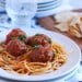 pasta and meatballs