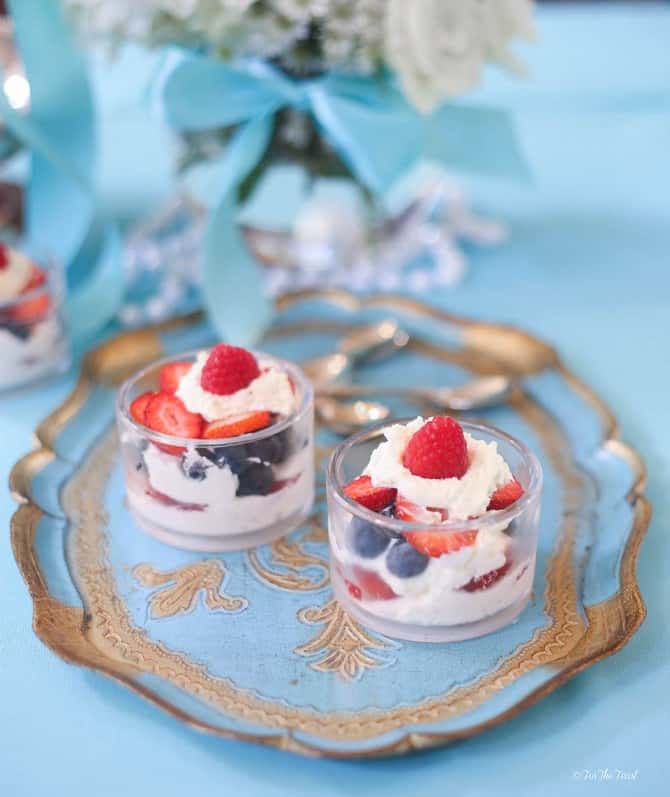 Berry Parfaits with Mascarpone Whipped Cream